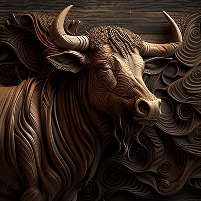 3D model Oryctes gnu (STL)